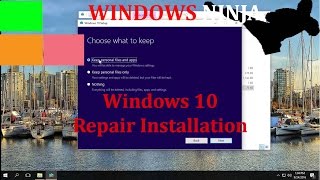 Windows 10 Repair Install [upl. by Ube]