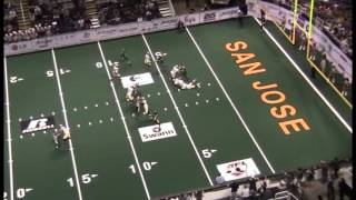 Labrose Hedgemon  DB 7  San Jose Sabercats 2012 Arena Football League Highlights [upl. by Dowd]