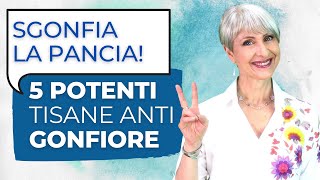 Questi 5 infusi anti gonfiore sono ideali per sgonfiare la pancia gonfia e dura [upl. by Tiras110]