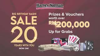 Harvey Normans BIG Birthday Bash 20 Years with You [upl. by Elehcin818]