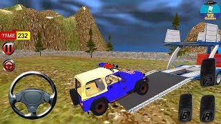 Police Car Offroad Transport Truck Jeep Games 2018 yz Android GamePlay FHD 3 [upl. by Justinn]