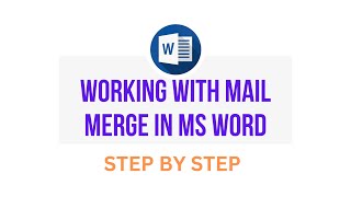 Master Mail Merge in MS Word Create Personalized Documents in Minutes [upl. by Sharron798]