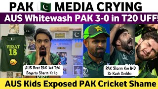 Pak Media Crying Aus Whitewash Pak 30 in T20  Pak Vs Aus 3rd T20 Match 2024  Aus Beat Pak 3rd T20 [upl. by Abana467]