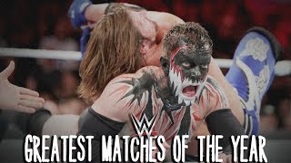 10 Greatest WWE Wrestling Matches of 2017 [upl. by Schilt97]