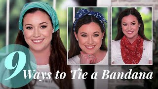 9 Easy Ways to Wear a Bandana [upl. by Llerraj857]