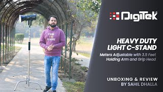 Digitek Light CStand for Studio Video Monolight Photographic Equipment Review by Sahil Shalla [upl. by Roanne324]