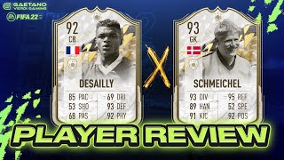 SCHMEICHEL 93 X DESAILLY 92  Lohnen sich die SBCs  FIFA 22 Player Review [upl. by Iruy470]