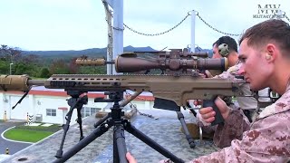 US Marines M40A6 Fire Training at Camp Hansen [upl. by Greff80]