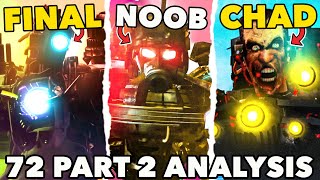 NEW ASTRO NOOB  SKIBIDI TOILET 72 Part 2 ALL Easter Egg Analysis Theory [upl. by Hayouqes]