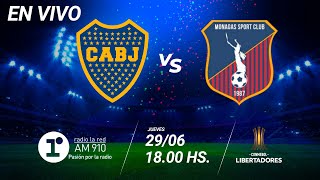 BOCA VS MONAGAS  EN VIVO  COPA LIBERTADORES [upl. by Riki449]