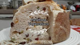 Panettone Vegan Gluten free senza burro glutine e uova [upl. by Ecadnac]