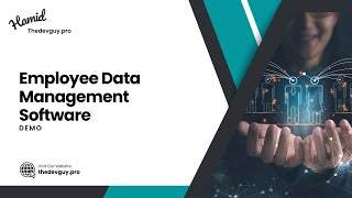Employee Management System Demo  Streamlit Python App for Efficient HR Data Management [upl. by Kissner]