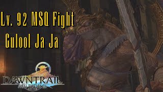 Final Fantasy XIV 14 DT MSQ Lv 92 Fight Gulool Ja Ja Fight BRD PoV ffxiv endwalker [upl. by Oemac]