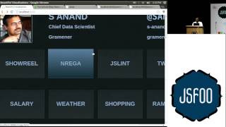Anand S  Beautiful visualizations with d3js [upl. by Drazze]
