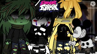 FNAF 1  Springtrap React To Friday Night Funkin Wednesdays Infidelity Mod  Gacha Club [upl. by Orelie38]