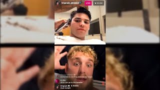 â€œSO FCKED UPâ€ Jake Paul CONFRONTS Ryan Garcia LIVE [upl. by Cullen]