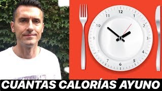 Cuántas CALORÍAS En AYUNO INTERMITENTE  1 COMIDA AL DÍA [upl. by Sabba]