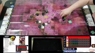 Heroclix Game Serpent Society versus Sinister Syndicate 400 points [upl. by Tevis557]