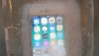 iPhone 8 Water Freeze Test 24 Hours [upl. by Atiekan165]