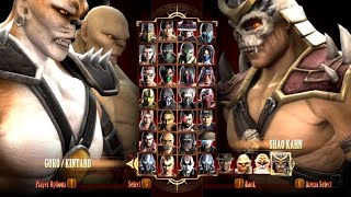 GoroKintaro vs Shao Kahn Expert  Mortal Kombat 9 [upl. by Nnayd]