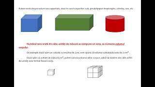 Unitati de masura  Volumul [upl. by Ylimme]