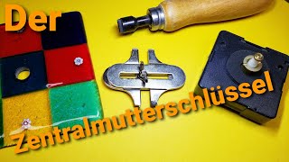 Uhrmacherwerkzeug erklärt  Der Zentralmutterschlüssel [upl. by Nomannic]