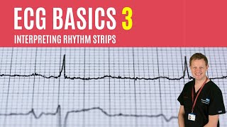 ECG Basics 3 Interpreting rhythm strips [upl. by Annawahs]