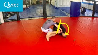 No Gi BJJ Technique  Powerful Guard Pass Prevention  Firas Zahabi [upl. by Argella]