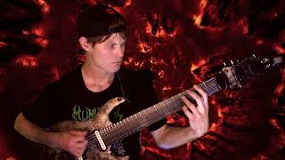 Disentomb  Pyres Built from their Severed Wings 8 string guitar cover [upl. by Sicard531]