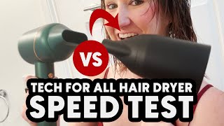 Reteven 15000 Hair Dryer SPEED TEST VS Generic Brand [upl. by Jun]