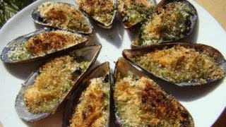 Cozze gratinatericetta facile e veloce [upl. by Tnarg553]