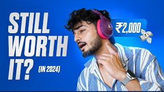 boAt rockerz 550 Headphones in 2024⚡️ BEST headphones under ₹2000 [upl. by Yknarf]