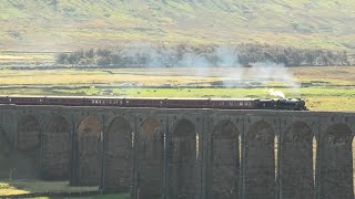 44871 struggling across Ribblehead viaduct [upl. by Flip837]