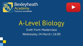 Biology  Sixth Form Masterclass  Bexleyheath Academy [upl. by Marcel]