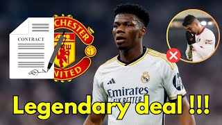 Breaking news legendary deal Man UTD transfer rumors [upl. by Atile]