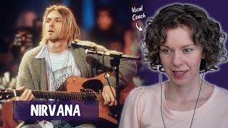 Firsttime Reaction to quotThe Man Who Sold the Worldquot  Vocal Analysis feat Nirvana on MTV Unplugged [upl. by Nigel746]