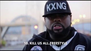 KXNG CROOKED Crooked I  Top 10 Verses [upl. by Solim986]