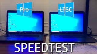 Windows 10 Pro vs Windows 10 LTSC 2021  Speed Test [upl. by Acceber]