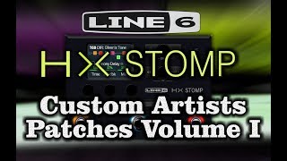 Line 6 HX Stomp Artists Presets Volume ONE  by Glenn DeLaune [upl. by Adirahs237]