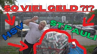 HSV VS ST PAULI  Flaschensammeln in einer STUNDE [upl. by Rhoda]