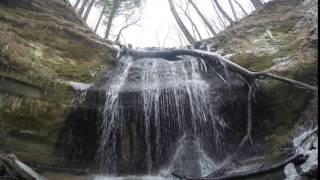 Icy Waterfall Timelapse ⛲️ [upl. by Kola989]