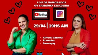 LIVE DE NAMORADOS GV SAMAÚMA E MADEIRA [upl. by Ancier125]