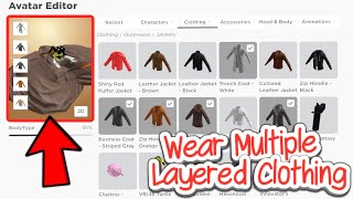 How to Stack Layered Clothing on Roblox 2024 [upl. by Zetneuq759]