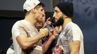 UFC 205 Encarada entre Vicente Luque e Belal Muhammad [upl. by Assilem943]