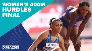 Womens 400m Hurdles Final  World Record  World Athletics Championships Doha 2019 [upl. by Cottle]