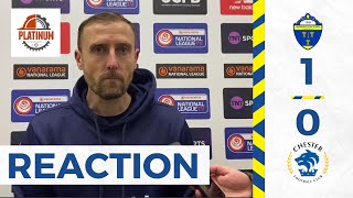 Warrington Town 10 Chester Mark Beesley reaction [upl. by Rodnas]