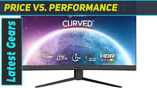 reviewMSI Optix G32CQ4DE E2 32quot Gaming Monitor Review [upl. by Cost]