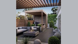 Terrace Design Ideas 2023 I Terrace Pergola Rooftop Garden Ideas [upl. by Eittap]