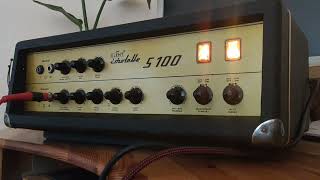 Very rare Echolette S 100 Tube Amp presenting with Vibrato 1967 [upl. by Reklaw160]