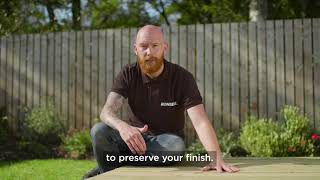 How To Use Ronseal Decking Protector  Ronseal DIY Tips [upl. by Peterus]